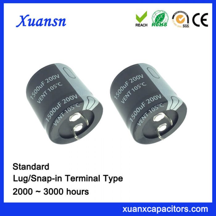 200v 1500uf capacitor