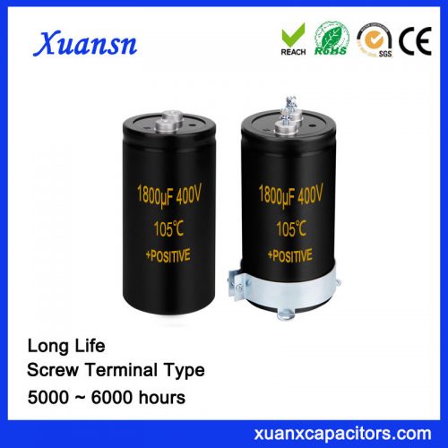 Screw Capacitor 1800UF 400V