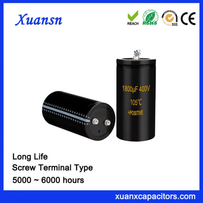 Screw Capacitor 1800UF 400V