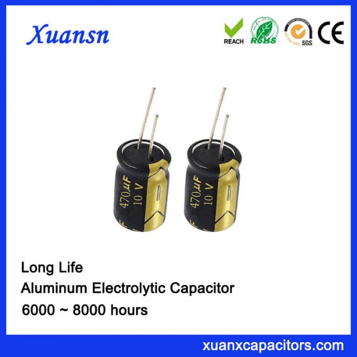 470uf 10v electrolytic capacitor