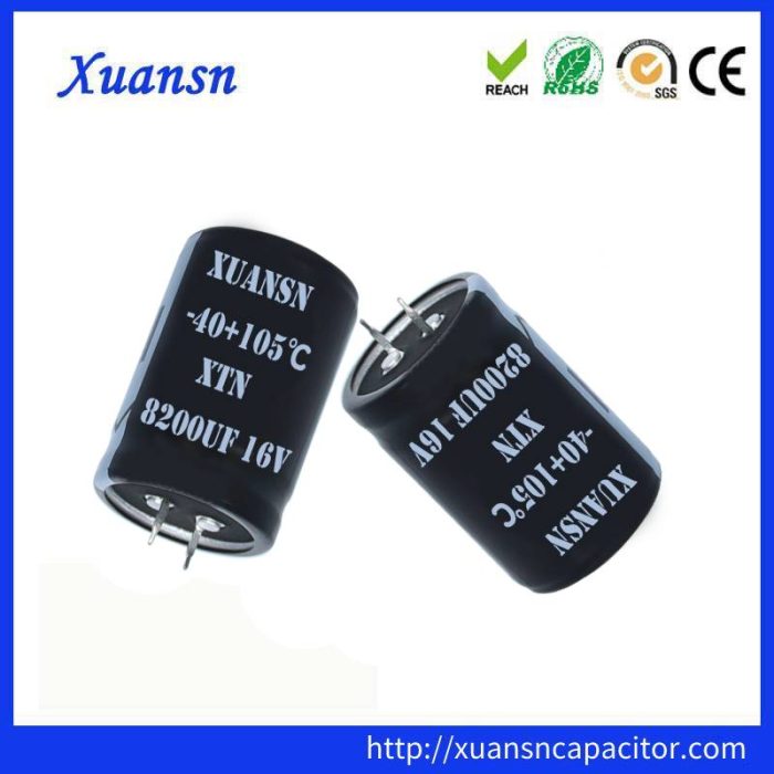 8200uf 16v capacitor