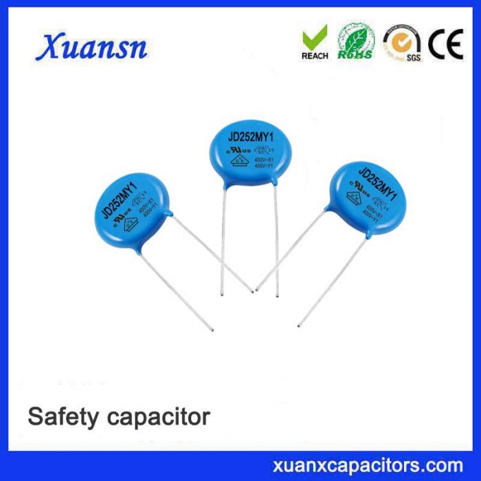 Professional made 2500pf safety capacitor